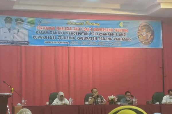 Kegiatan Finalisasi Aksi 1 dan 2 konvergensi Stunting Kabupaten Padang Pariaman