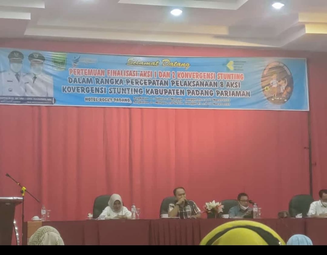 Kegiatan Finalisasi Aksi 1 dan 2 konvergensi Stunting Kabupaten Padang Pariaman