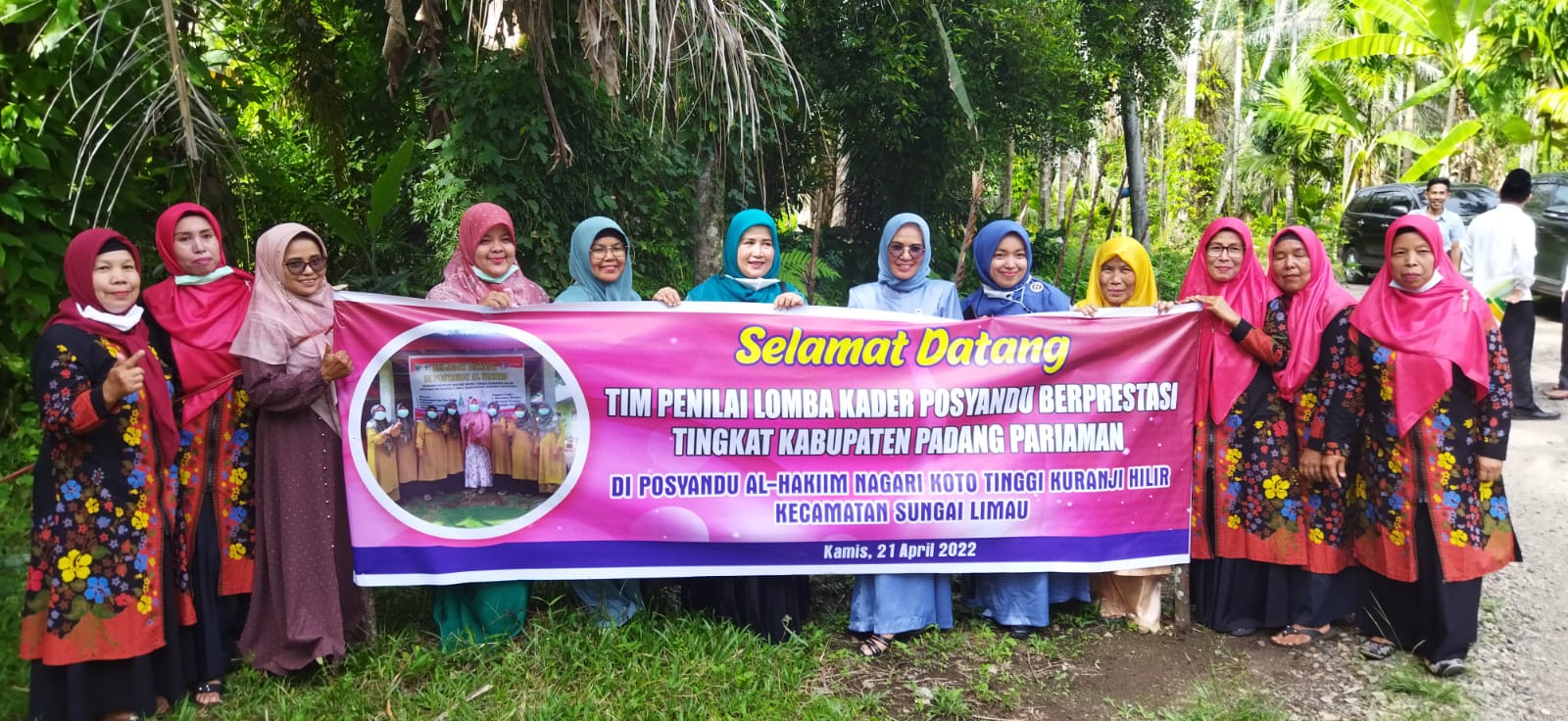 Penilaian Lomba Kader Posyandu Berprestasi Tingkat Kabupaten Padang Pariaman