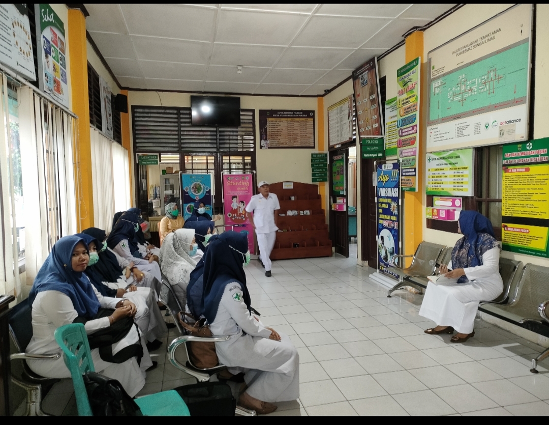 Rapat Persiapan Peningkatan Layanan kesehatan selama Lebaran Puskesmas Sungai limau