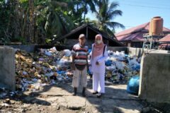 Inspeksi kesehatan lingkungan fasilitas umum oleh Pengelola Kesling Puskesmas Sungai limau