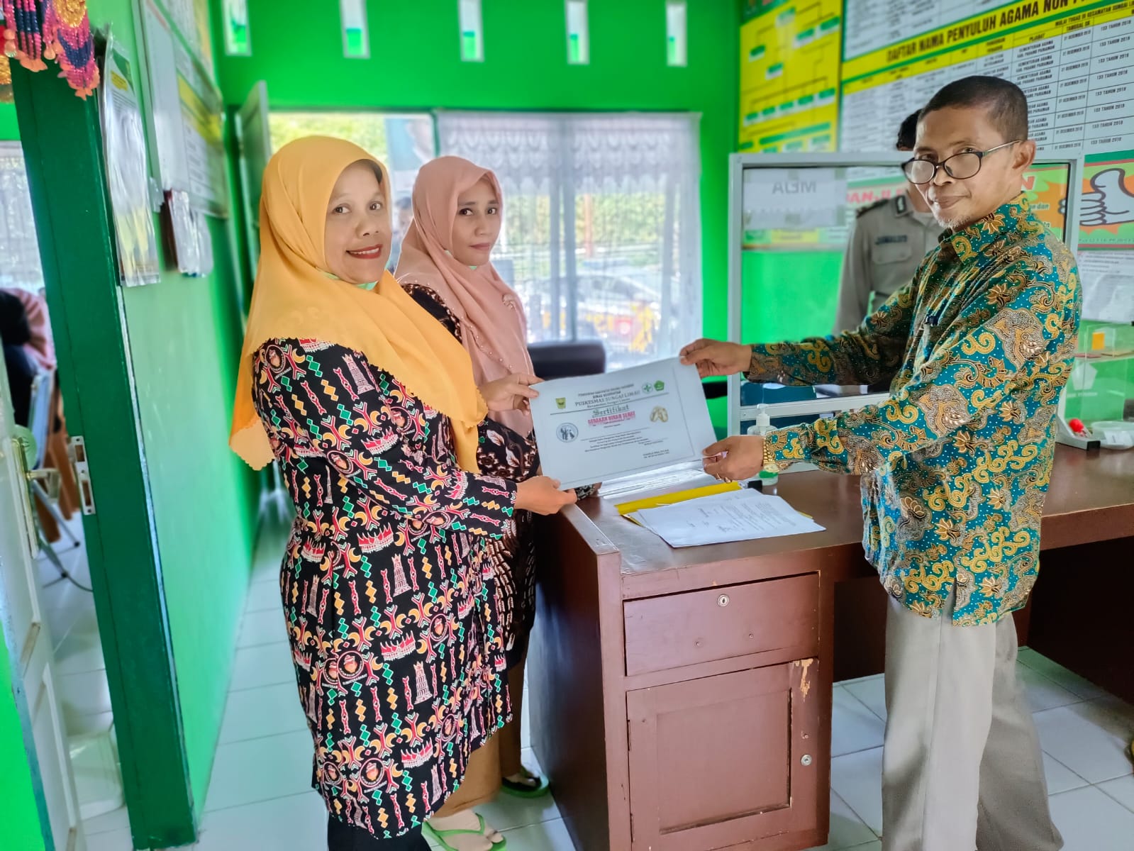 Advokasi linsek KUA mengenai Gernis Papa dan pemberian sertifikat catin