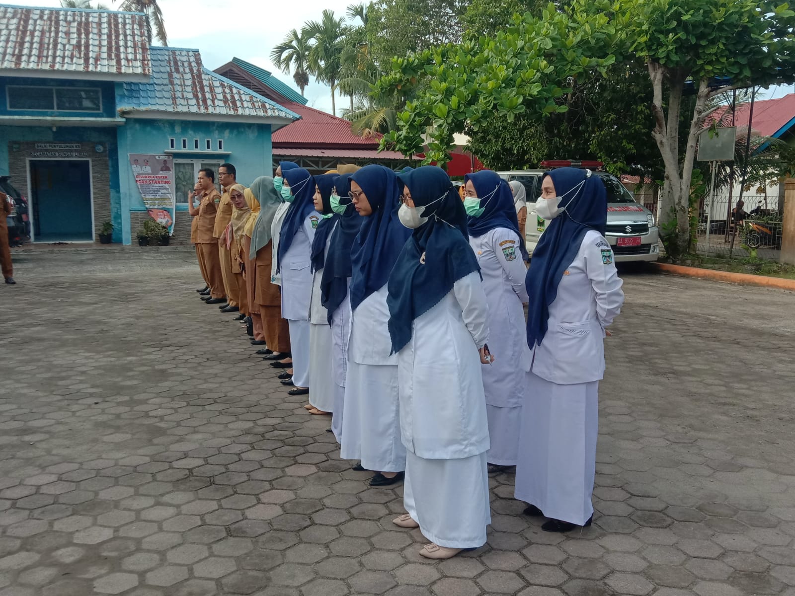 APEL GABUNGAN DI KANTOR CAMAT SUNGAI LIMAU