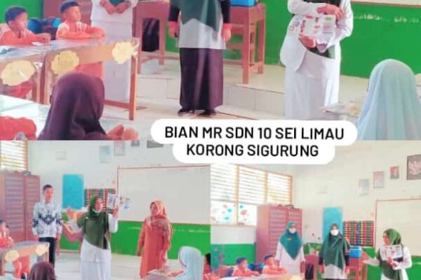 BULAN IMUNISASI ANAK NASIONAL DI SDN 10 SUNGAI LIMAU